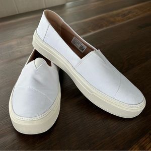 TOMS Parker Slip On Sneakers in White